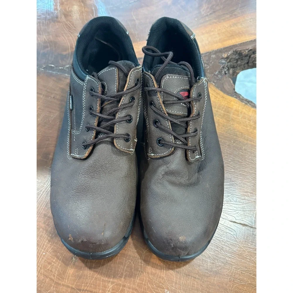 Avenger Foreman Oxford Waterproof Work Shoes Men's 14 Brown EH
